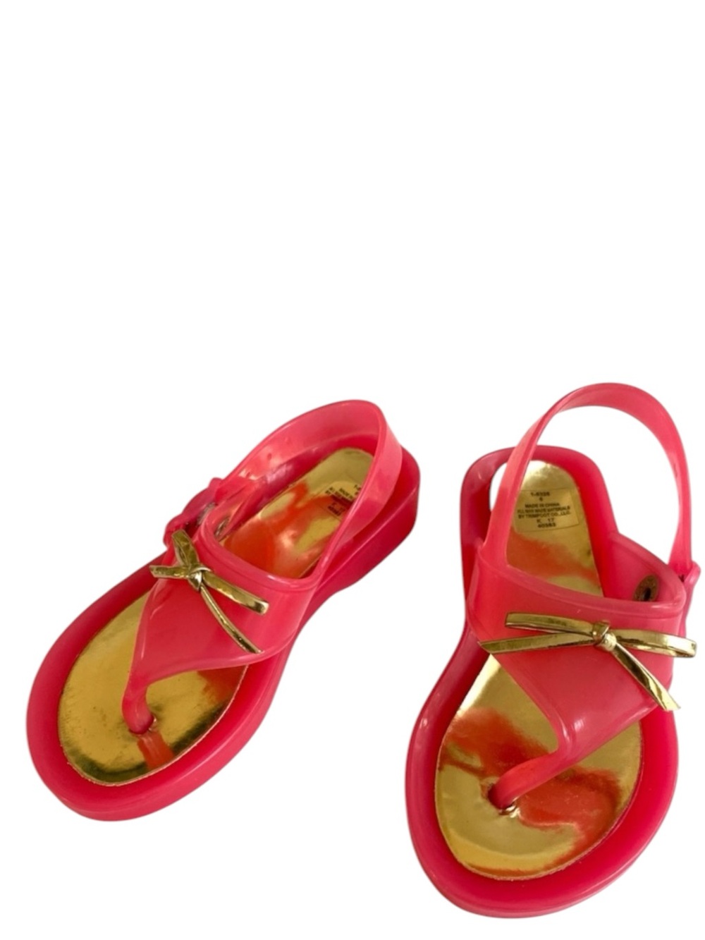 Baby Deer Toddler Hot Pink Fuchsia Jelly Sandal Size 6